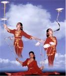 Chinese Plate Spinner and Acrobat